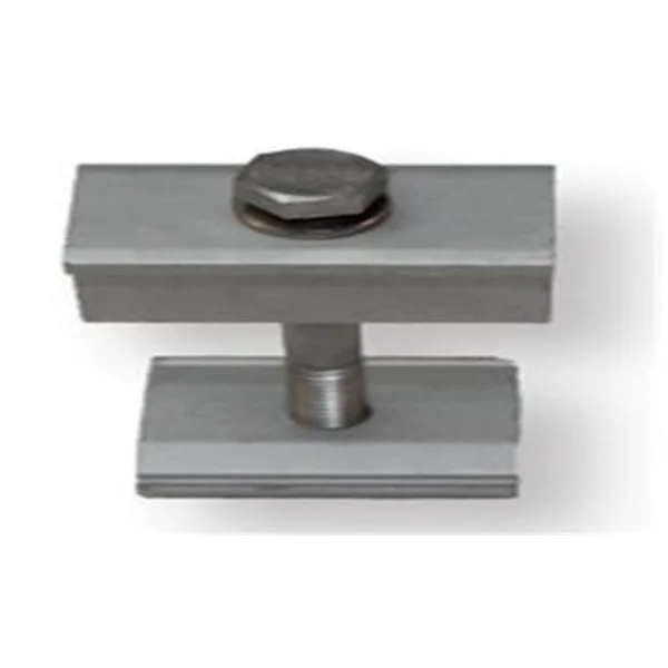 Precision mid clamp for solar panel mounting.