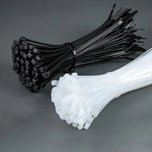 UV-resistant cable ties for solar cable management.