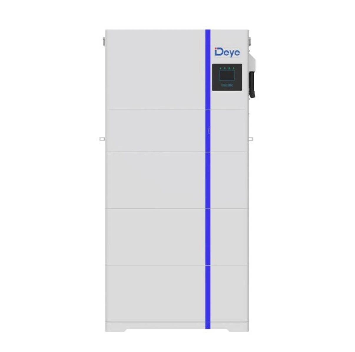 Deye LiFePO4 lithium battery for solar energy storage, paired with Deye hybrid inverters