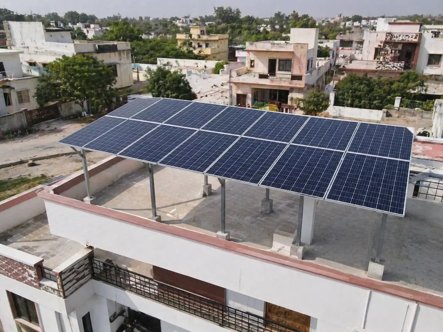 Residential solar rooftop installation 1