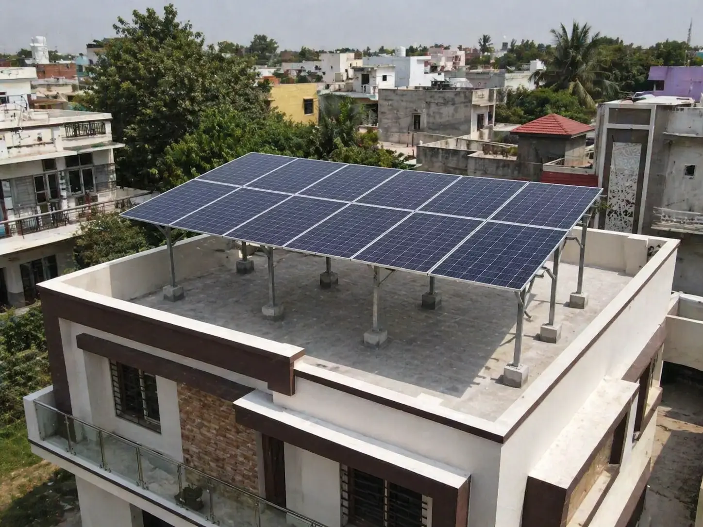 Residential solar rooftop installation 2