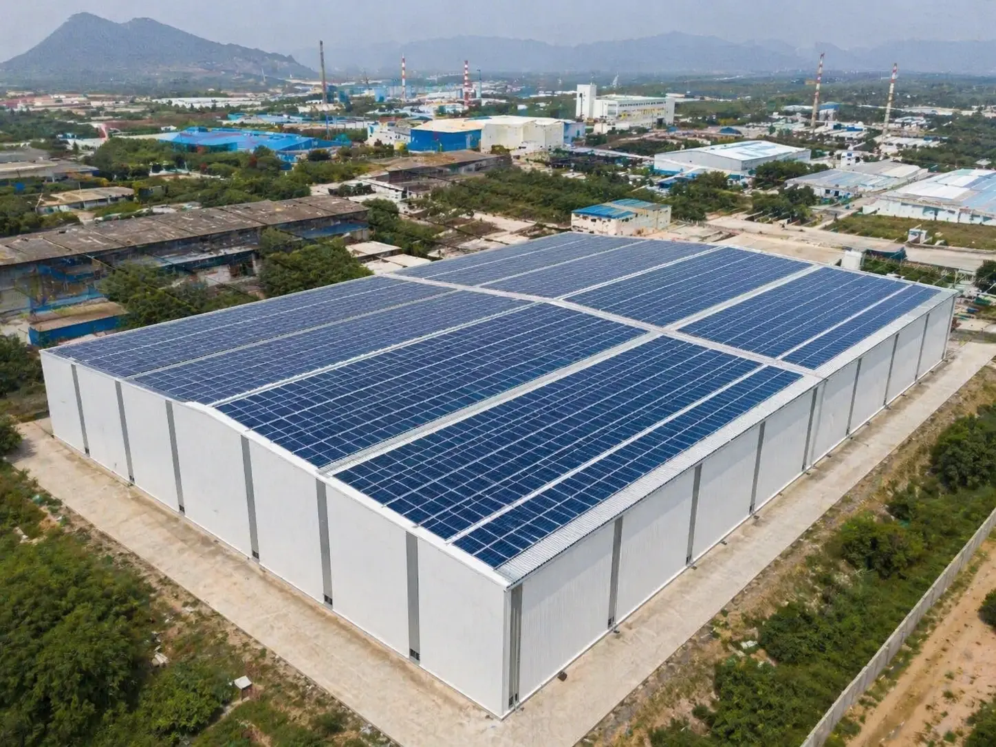 Industrial solar installation 1