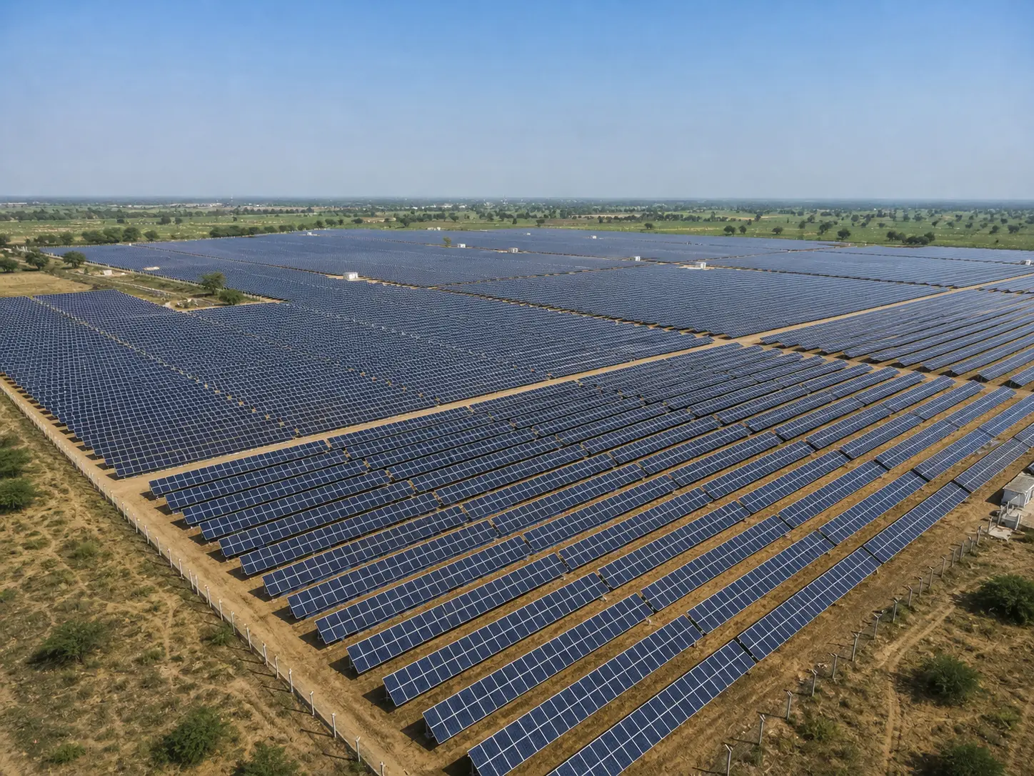 KUSUM Yojna solar installation on agricultural land